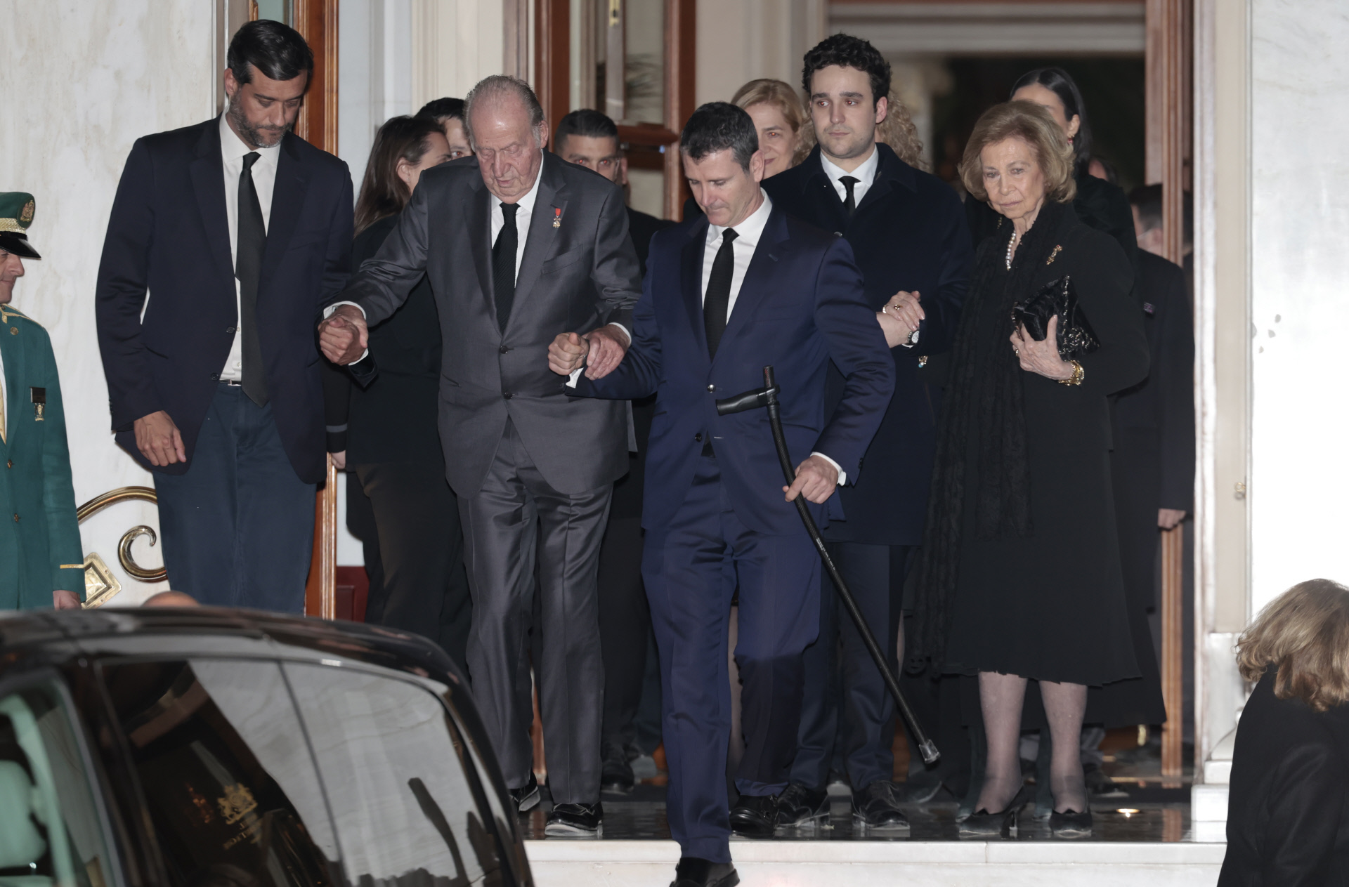 Los problemas de movilidad de Juan Carlos aumentan en Grecia