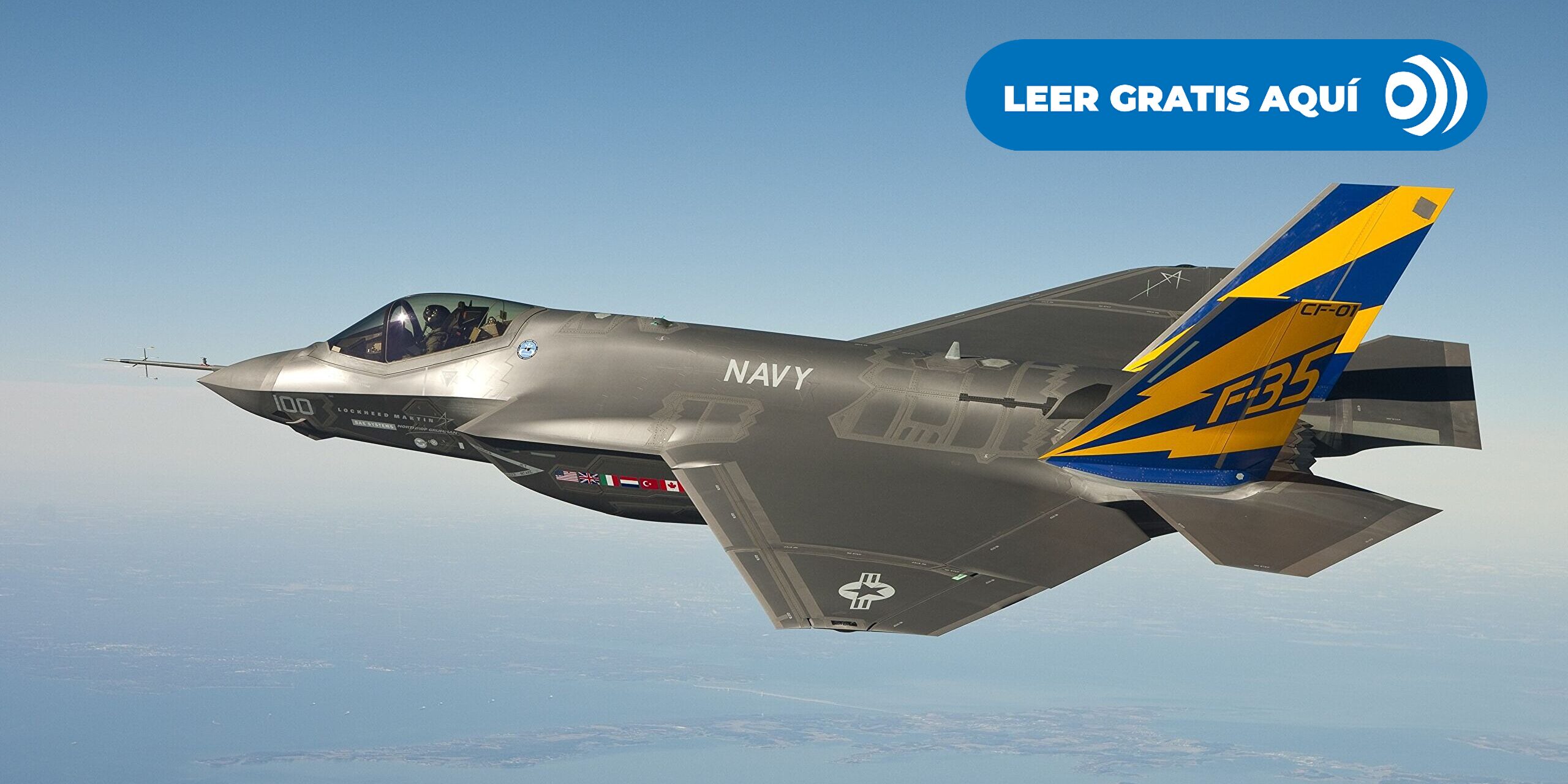 Canadá acepta los dos primeros cazas F35A; los otros 72 aparatos comprados aún están sujetos a revisión de adquisición