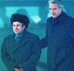 Sharansky (izqda.), en el Puente Glienicke.