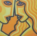 John Nolan: LOVERS WITH BLUE EYES (detalle).