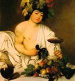 Caravaggio: 'Baco' (detalle).