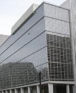 Vista parcial del edificio principal del BM en Washington.