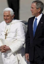 Benedicto XVI con George Bush
