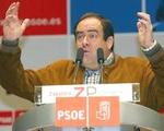 José Bono, durante un mitin de las pasadas Generales.