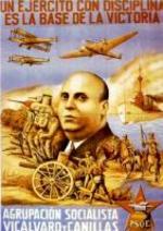 Cartel de 1937 de una agrupación socialista madrileña