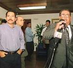 Daniel Ortega (izquierda) y Arnoldo Alemán.