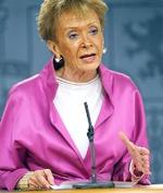 María Teresa Fernández de la Vega.