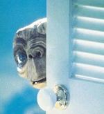 Fotograma de la célebre película de Spielberg E. T.