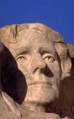 La efigie de Thomas Jefferson, tallada en el Monte Rushmore.