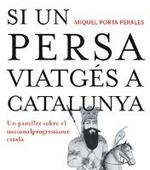 Detalle de la portada de SI UN PERSA VIATGÉS A CATALUNYA.