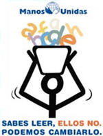 Cartel de la campaña de 2007 de Manos Unidas