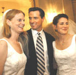 El alcalde de San Francisco celebrando una boda gay.