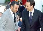 Mohamed VI y José Luis Rodríguez Zapatero.