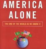 Detalle de la portada de AMERICA ALONE.