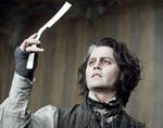 Johnny Depp en Sweeney Todd