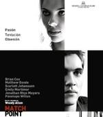 Detalle del cartel de MATCH POINT.