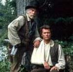 Clint Eastwood y Lee Marvin en el rodaje de La leyenda de la ciudad sin nombre