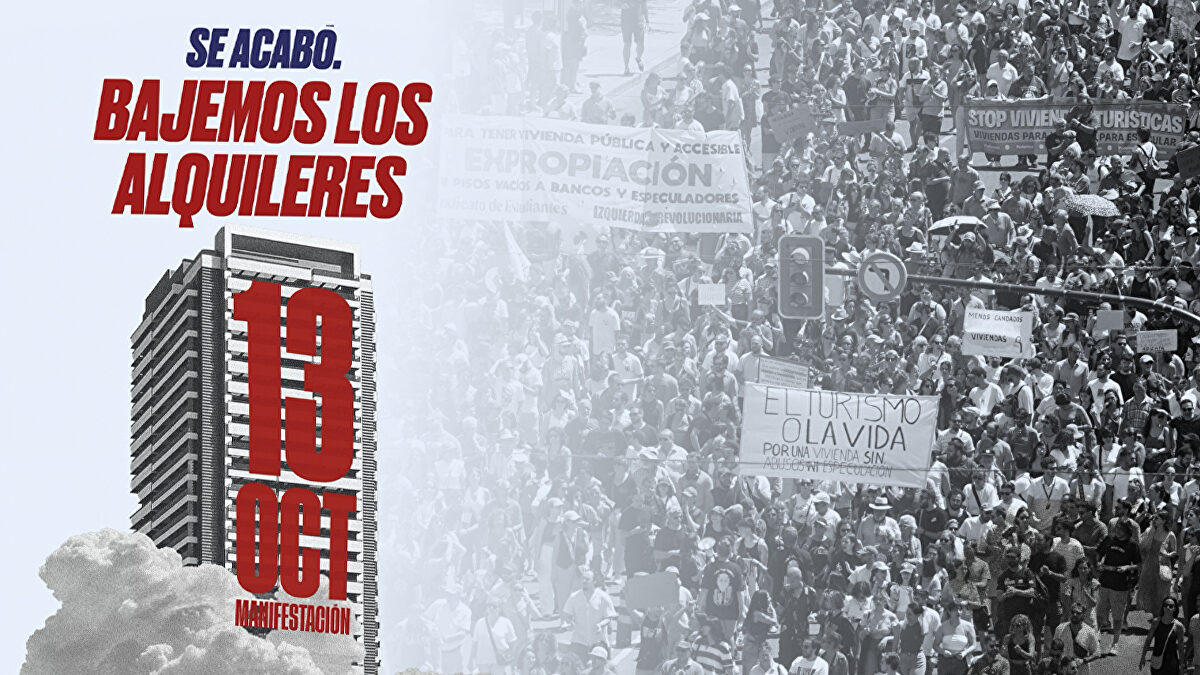 Manifestación en Madrid en contra del precio de la vivienda