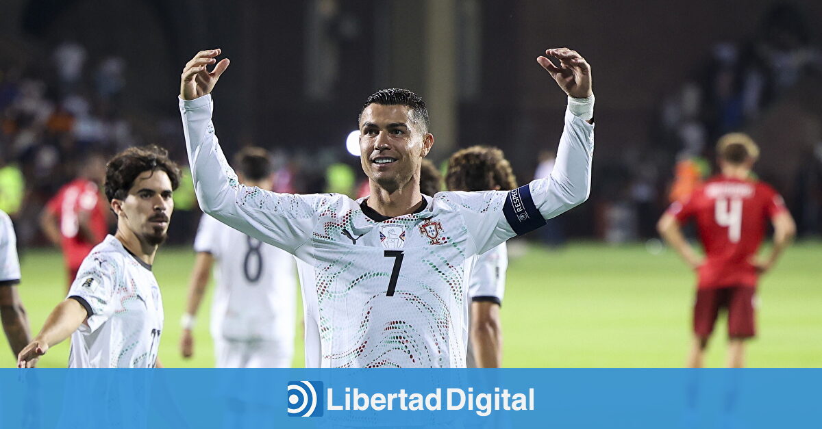 El golazo de Cristiano en la manita de Portugal a Armenia
