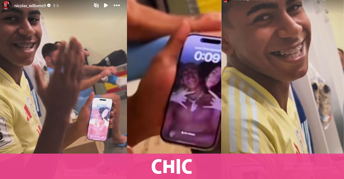 Lamine Yamal rompe los rumores de ruptura con Nicki Nicole: "¿Por qué sonríes al móvil, hermano?"
