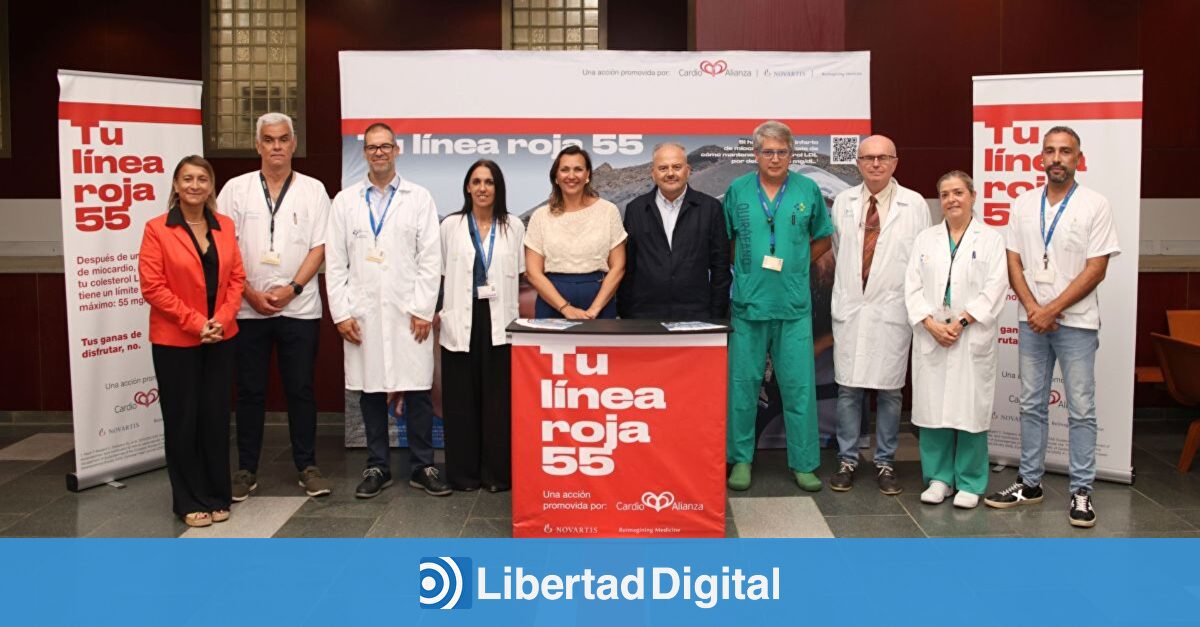 El Hospital Universitario La Candelaria presenta la campaña 'Tu Línea Roja 55' para concienciar sobre el colesterol
