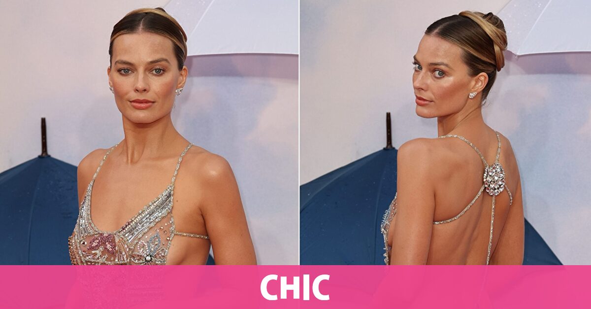 Margot Robbie vuelve a las alfombras rojas con un impactante homenaje a Armani