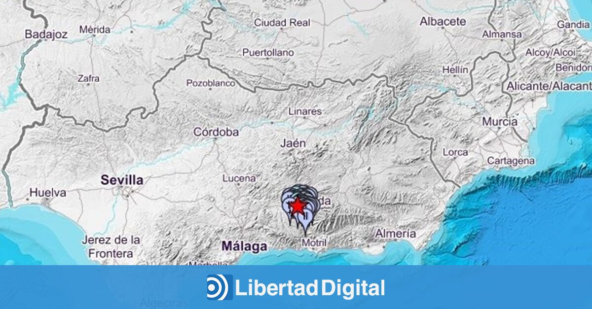 Un terremoto de magnitud 3,1 sacude de madrugada la provincia de Granada
