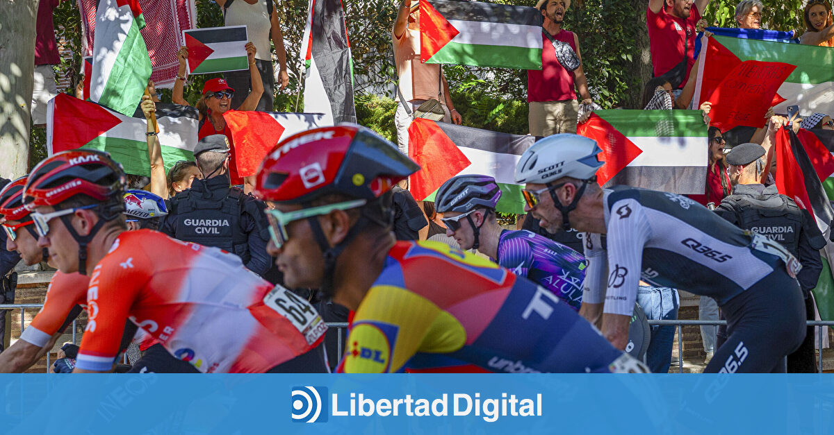 Incidentes y tensión en Atocha y Callao mientras la última etapa de La Vuelta se interrumpe
