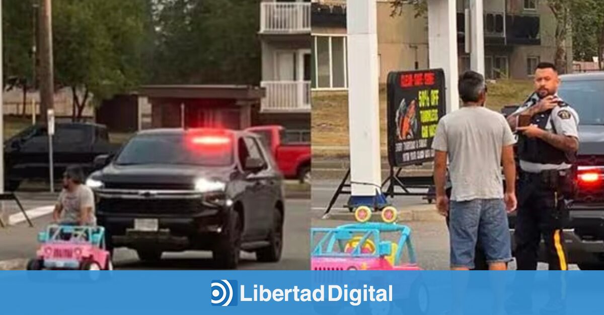 Arrestado al conducir el coche de barbie bajo los efectos del alcohol