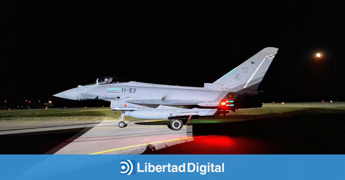 Cazas españoles multiplicaron la intercepción de aviones rusos en el Báltico en fechas cercanas al incidente en Polonia