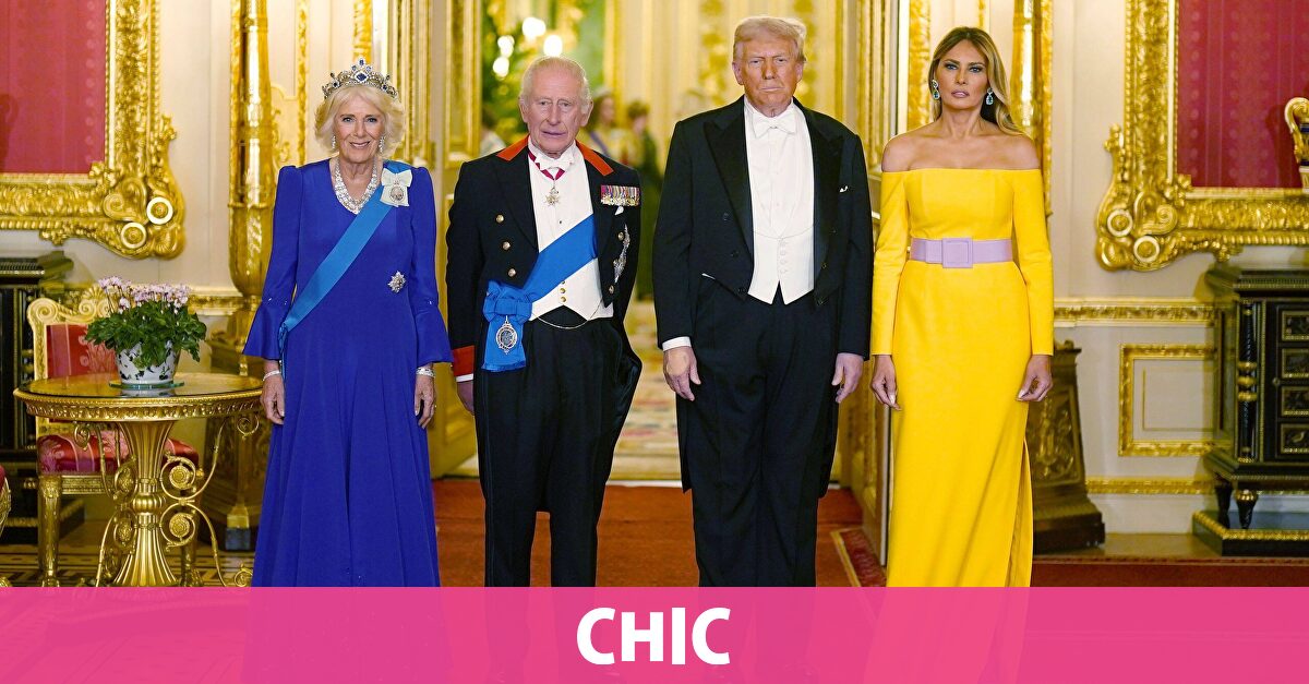 Así fue la cena de gala en Windsor en honor a los Trump: de las joyas o el menú, al llamativo vestido de Melania