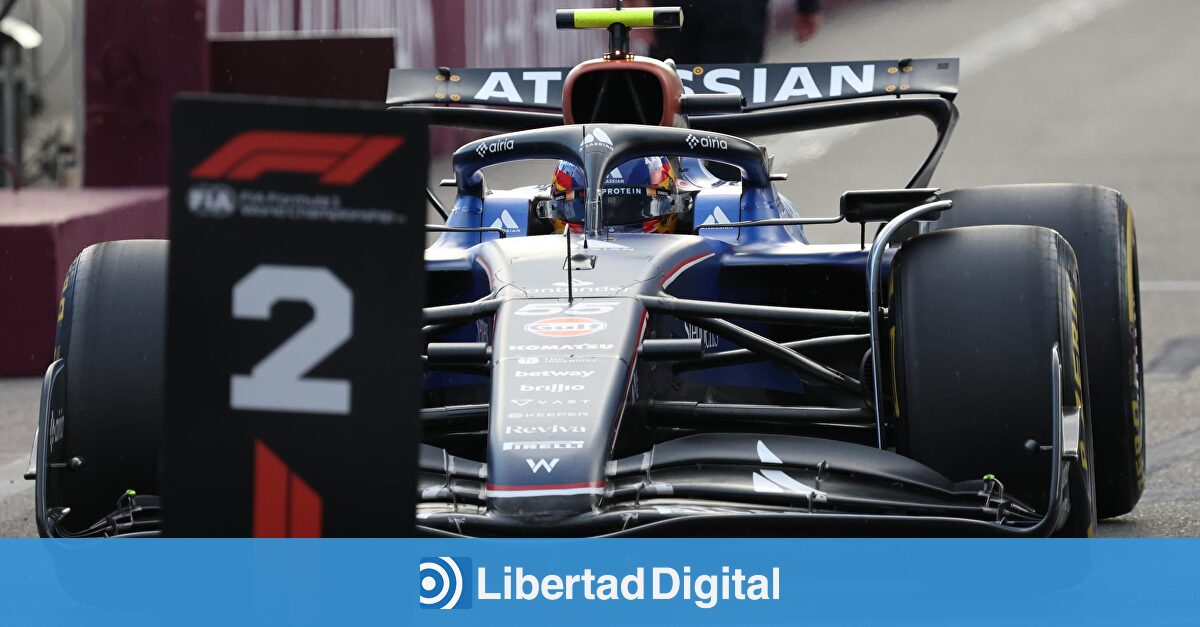 Carlos Sainz sorprende y saldrá segundo en Bakú