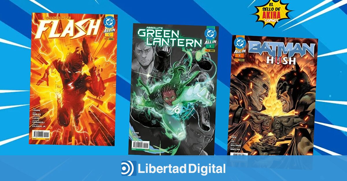 El Sello de Akira: tres estrenos con Batman Hush y los Absolute de Flash y Green Lantern