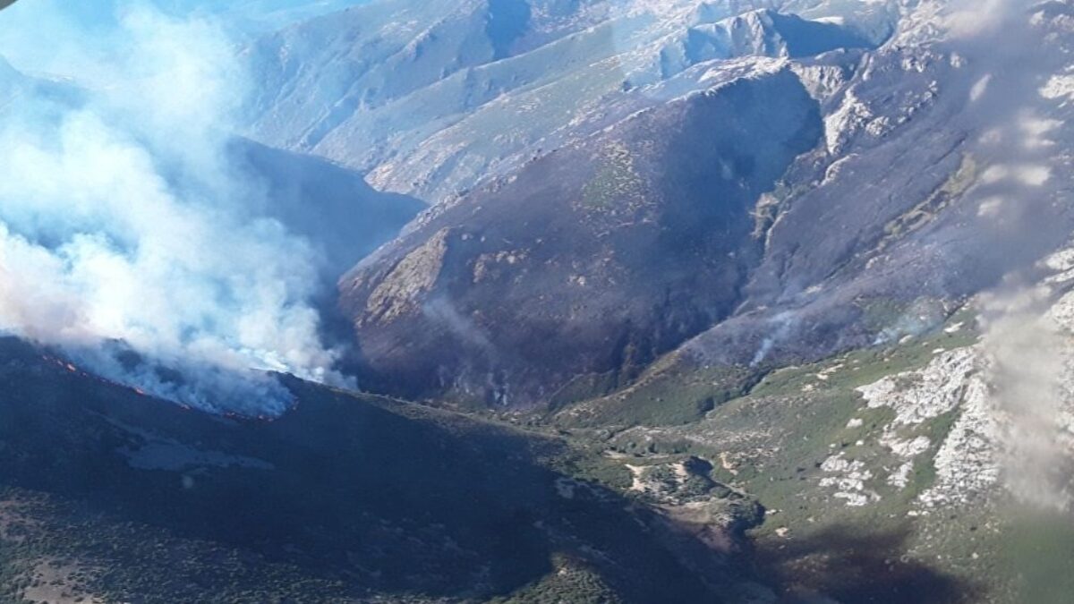 El incendio de Guadalajara quema 1.300 hectáreas y obliga a activar a la UME