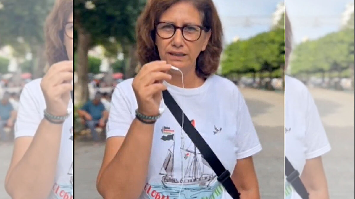 La representante en España de una organización terrorista según EEUU y Canadá también está en la flotilla pro-Hamás