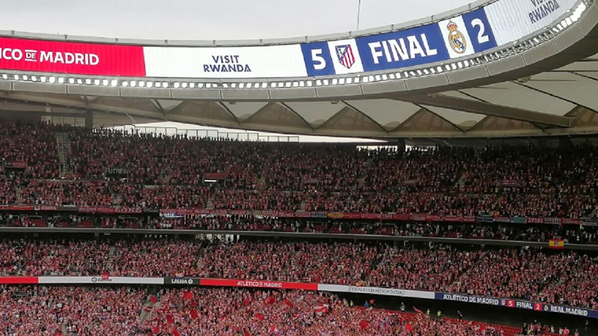 Los cinco bofetones del Atlético al menosprecio con la manita abierta