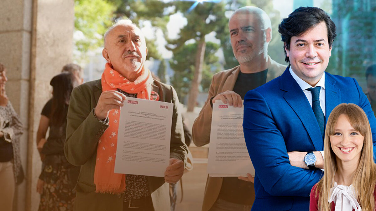 Caros y al servicio de Sánchez: UGT y CCOO cargan contra Israel