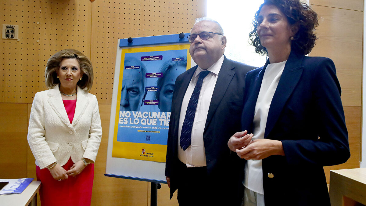 Castilla y León inicia el 1 de octubre la vacunación frente a la gripe, la COVID-19 y el VRS
