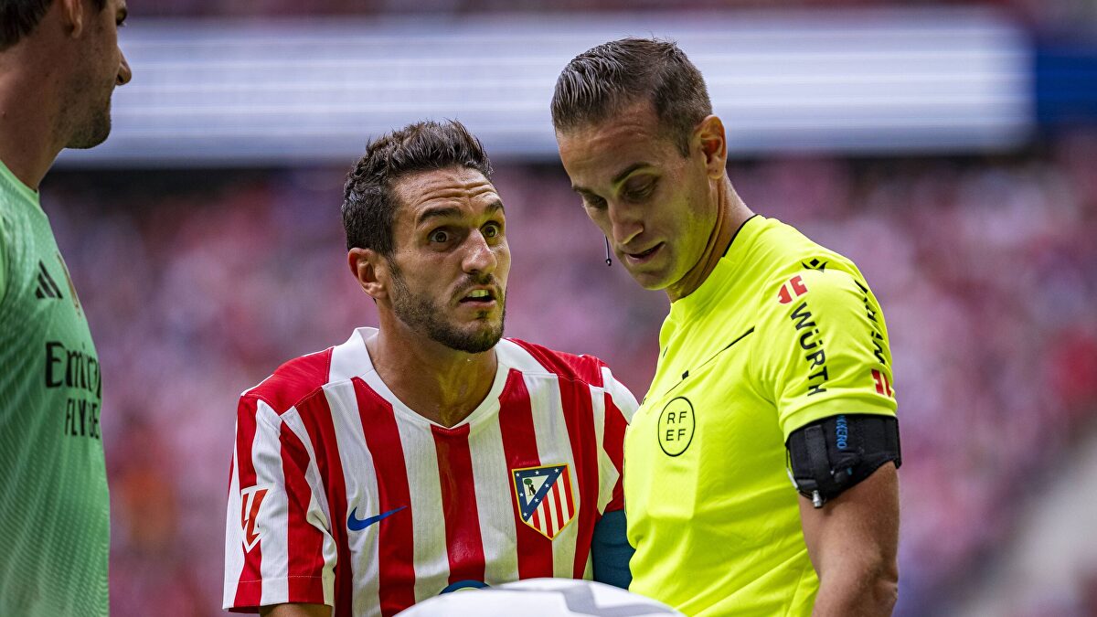 El CTA admite que Koke no debió jugar el derbi y defiende el arbitraje de Alberola Rojas