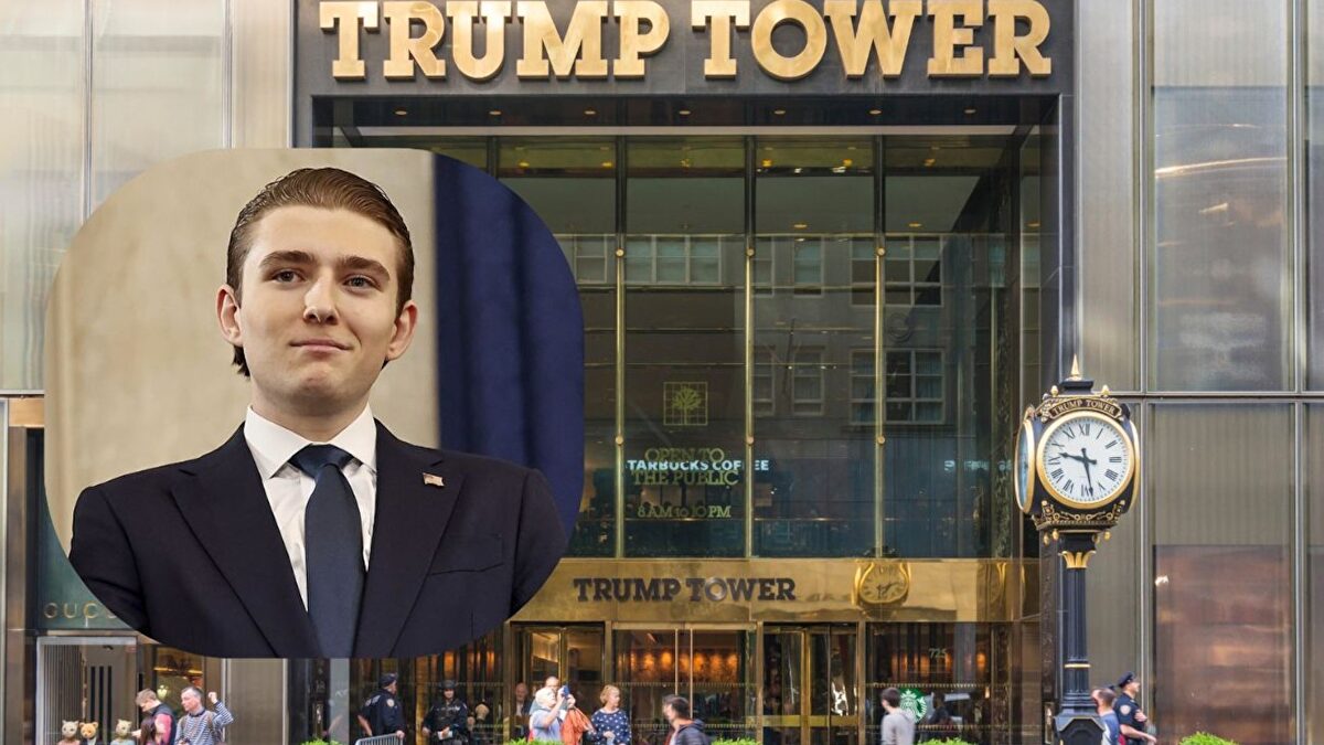 La misteriosa cita de Barron Trump que le obligó a cerrar una planta de la Torre Trump