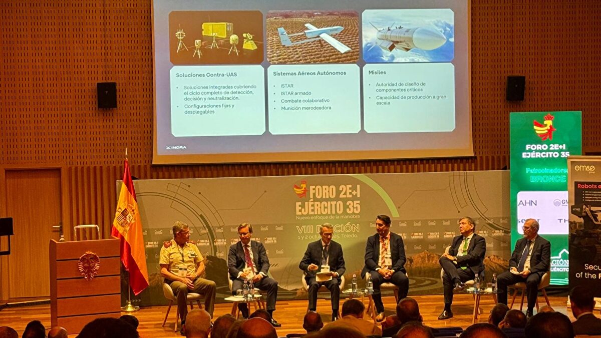 Indra muestra al Ejército de Tierra sus drones, sistemas antidrón y radares avanzados para operar en escenarios críticos