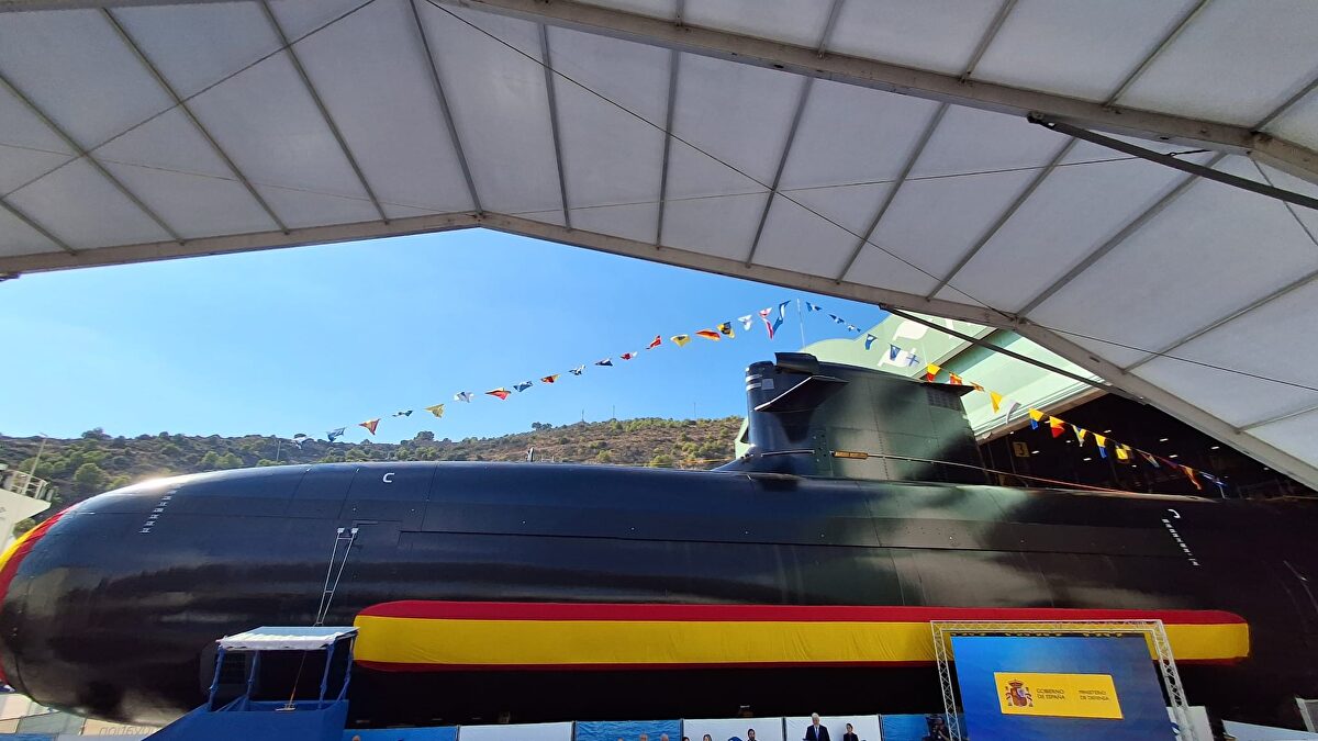 Nuevo hito para la Armada: Navantia pone a flote el submarino S82 Narciso Monturiol