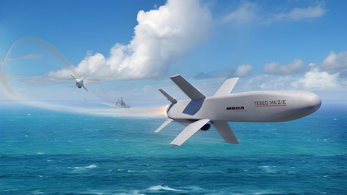 MBDA suministrará el misil de nueva generación Teseo MK2/E a las fragatas de la Armada italiana