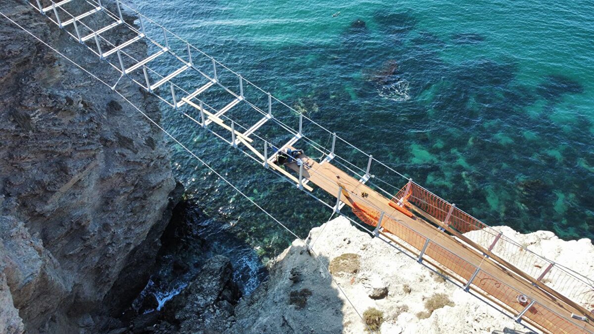 Una pasarela para acceder a una playa, galardonada como mejor el proyecto con fondos UE