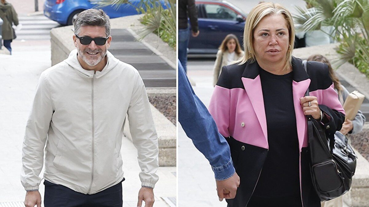 Tenso cara a cara de Belén Esteban y Toño Sanchís en el juzgado 10 años después
