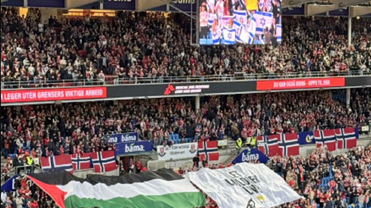 Aquelarre anti Israel en Noruega: pancartas, insultos y noticias inventadas