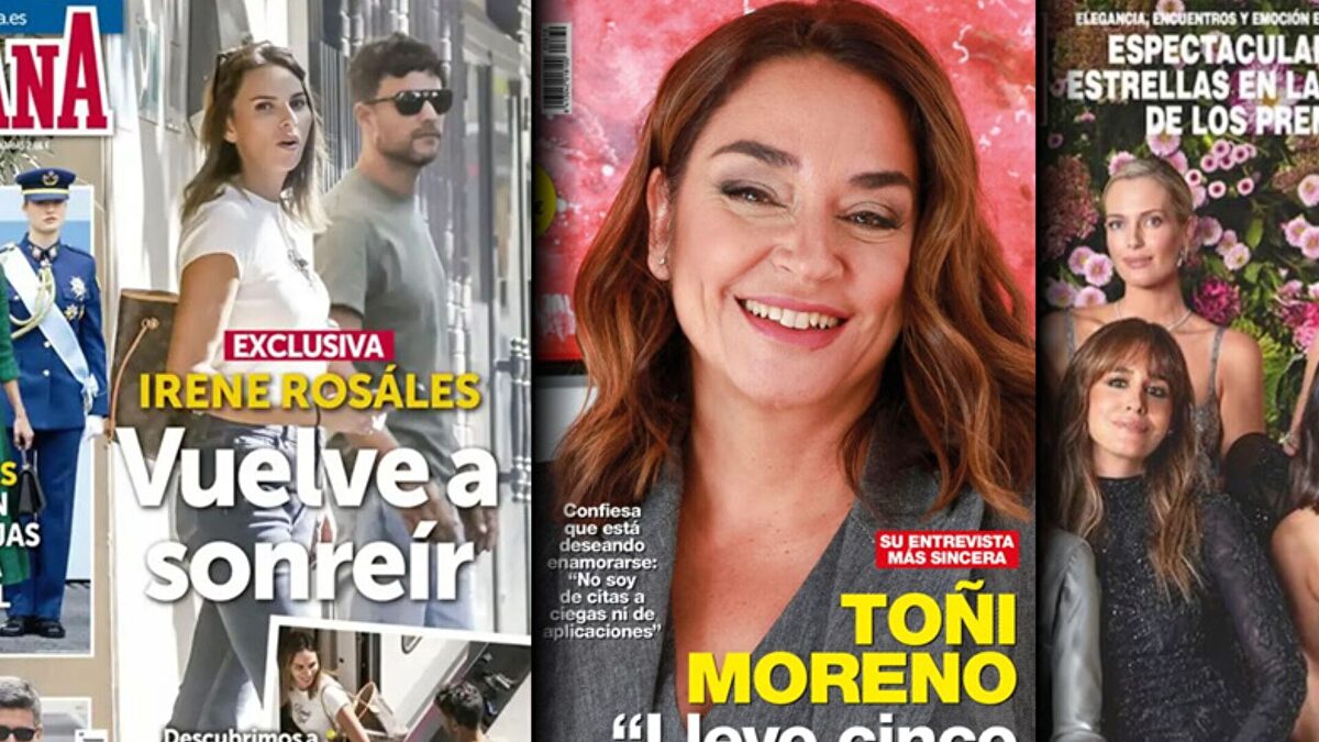 Irene Rosales no se esconde: las revistas ponen cara a Guillermo, su nueva ilusión