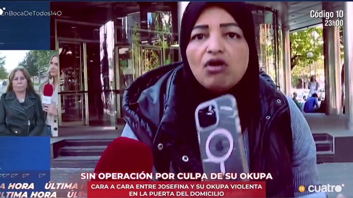 Una okupa encara a la propietaria que le recrimina tener un iPhone: "Enfoca, enfoca"