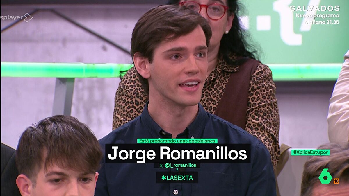 El joven del PSOE que acusa a otros jóvenes en La Sexta de "leer poco" por rechazar los impuestos