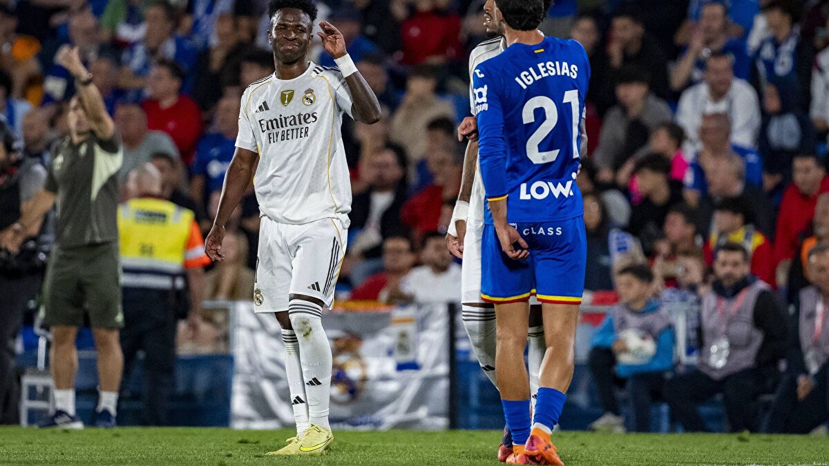 Tensión máxima en Getafe con el comportamiento de Vinícius Jr: "Por eso te odia todo el mundo"